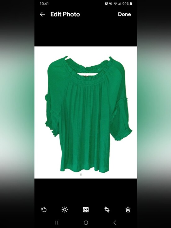 Nanette Lepore Tops - Nanette Lepore Emerald Green Lightweight Top Large
